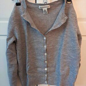 Banana Republic Merino Wool Gray Cardigan